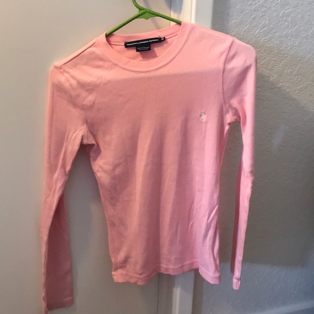 Ralph Lauren long sleeved pink top